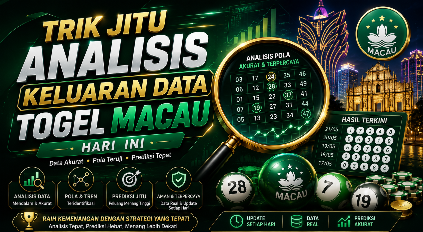 Trik Jitu Analisis Keluaran Data Togel Macau Hari Ini