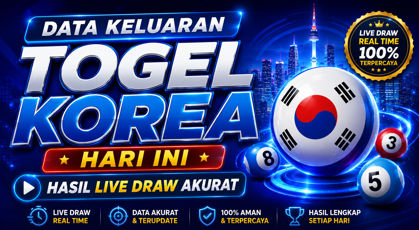 Data Keluaran Togel Korea Hari Ini: Hasil Live Draw Akurat